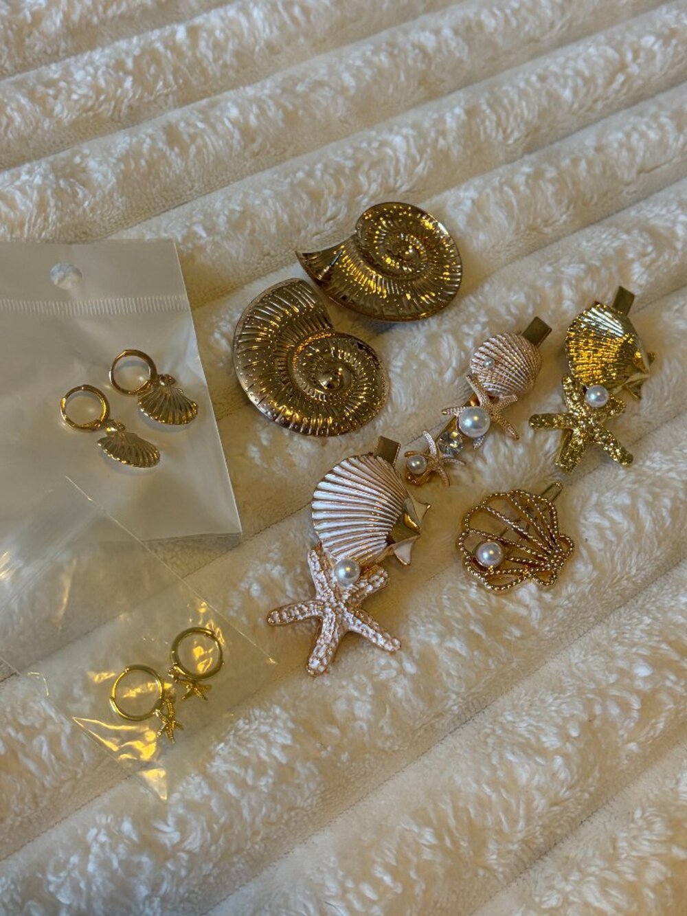 Coastal Beach Jewelry + Hair Accessories Bundle
